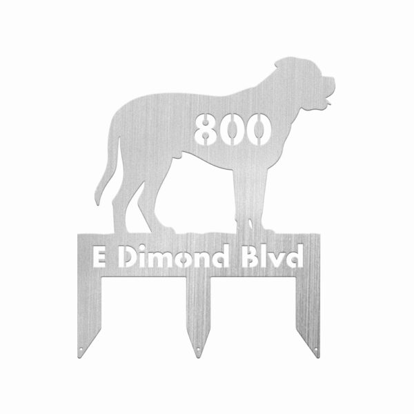 Bullmastiff Dog Metal Sign - Image 2