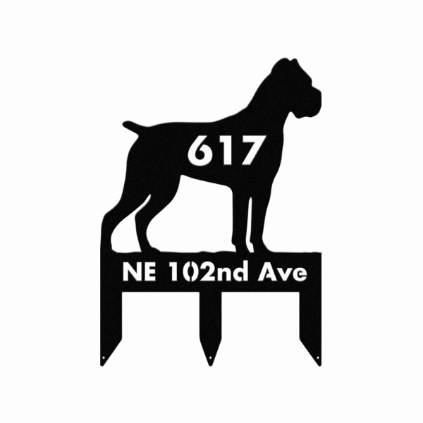 Cane Corso II Dog Metal Sign