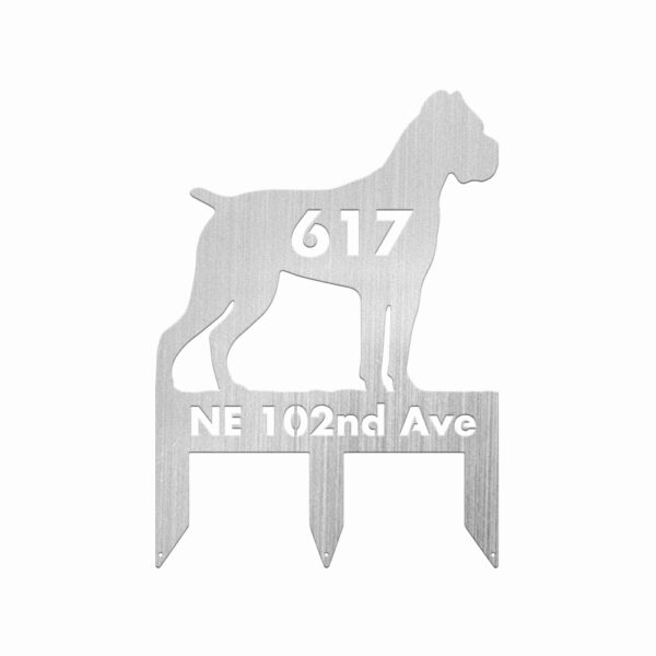 Cane Corso II Dog Metal Sign - Image 2