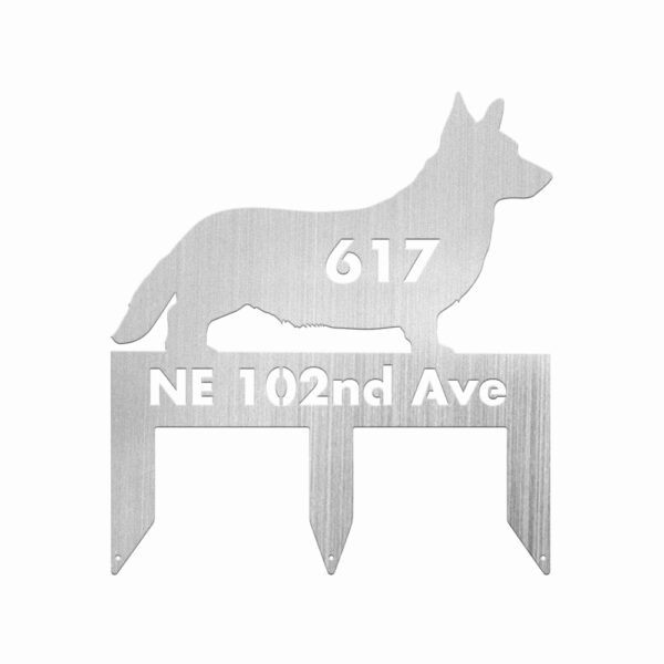 Cardigan Welsh Corgi Dog Metal Sign - Image 3