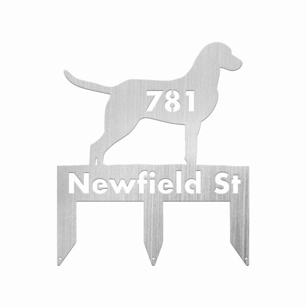 Custom Chesapeake Bay Retriever Metal Sign - Image 2