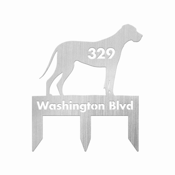 Custom Daniff Dog Metal Sign - Image 2