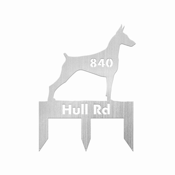 Custom Doberman Dog Metal Sign - Image 3