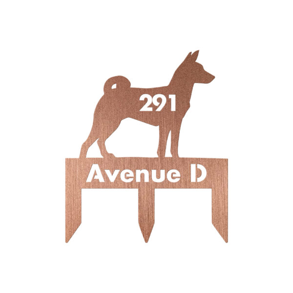 Custom Basenji Metal Sign - Image 3