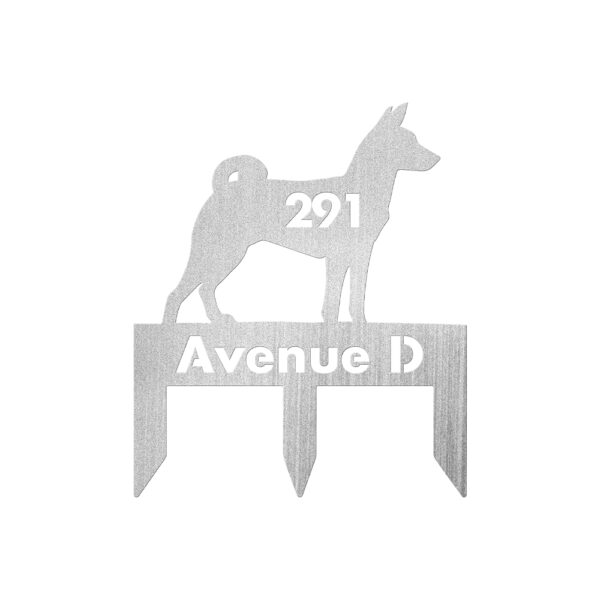 Custom Basenji Metal Sign - Image 2