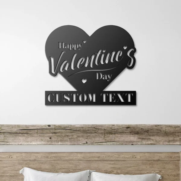 Customized Heart Metal Sign - Image 4