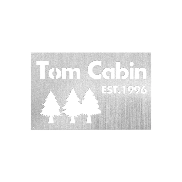 Personalized Cabin Metal sign - Image 5