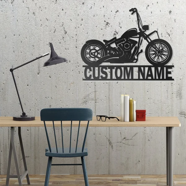 Custom Motorcycle Sign - Image 6