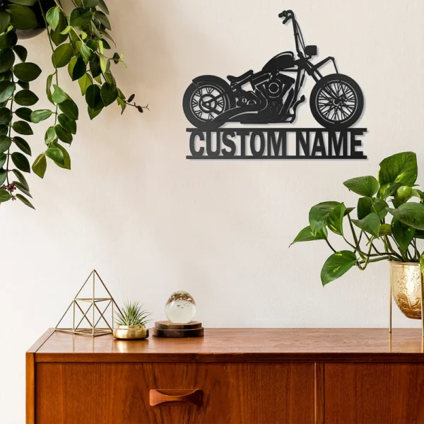 Custom Motorcycle Sign - Image 4