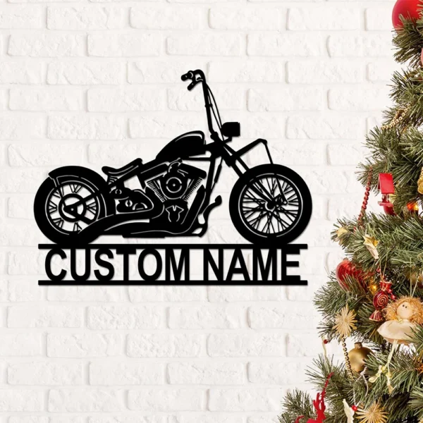 Custom Motorcycle Sign