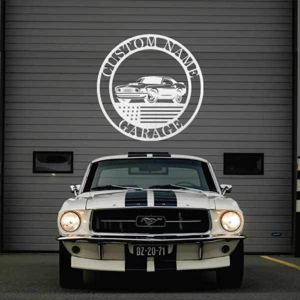 Custom Car Metal Sign