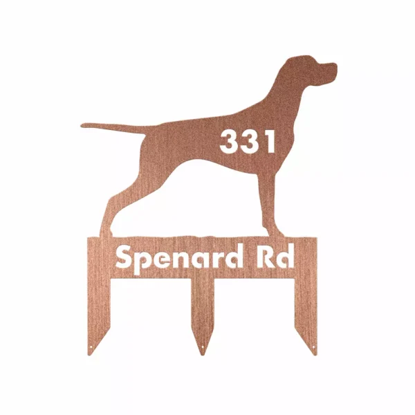 Custom English Pointer Metal Sign - Image 3