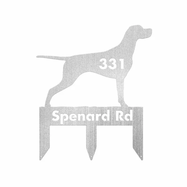 Custom English Pointer Metal Sign - Image 2