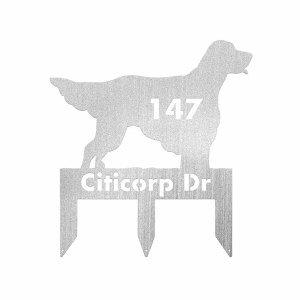 Custom English Setter Metal Sign - Image 4