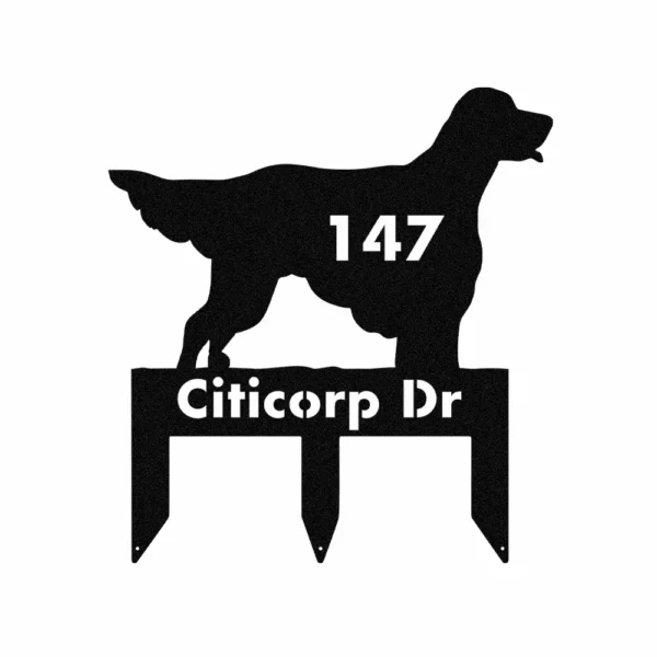 Custom English Setter Metal Sign - Image 3