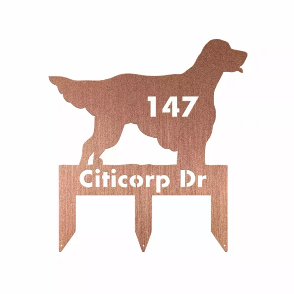 Custom English Setter Metal Sign - Image 2