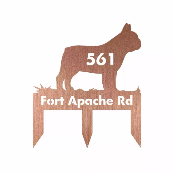 Custom French Bulldog Metal Sign - Image 3