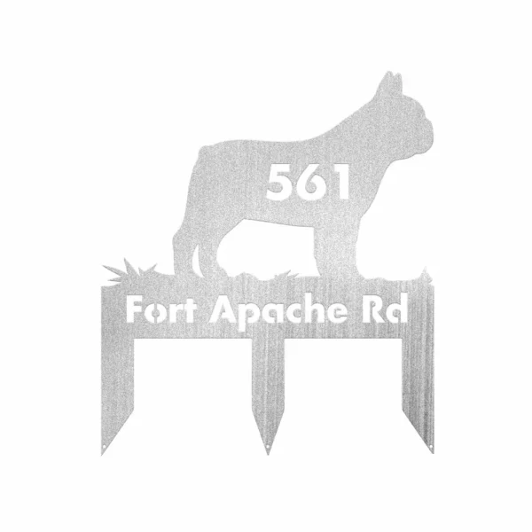 Custom French Bulldog Metal Sign - Image 2