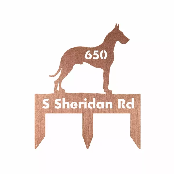 Personalized Great Dane Metal Sign - Image 3