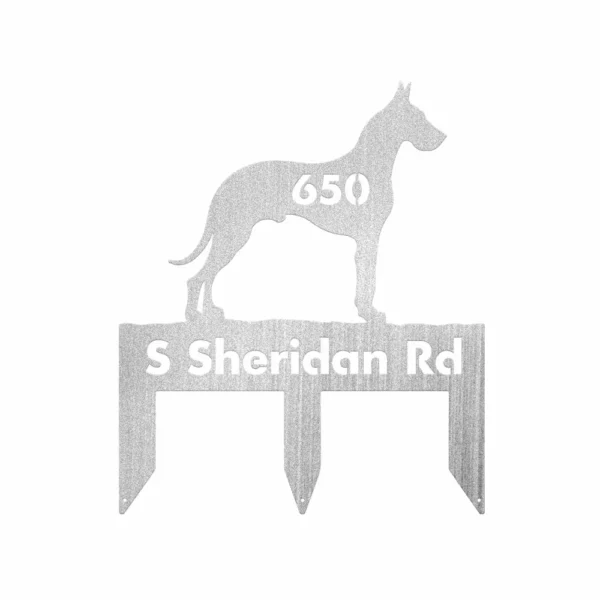 Personalized Great Dane Metal Sign - Image 2