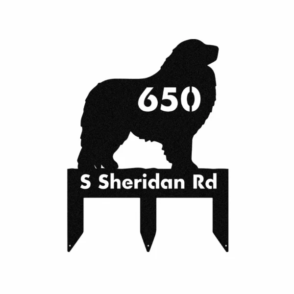 Personalized Great Pyrenees Metal Sign