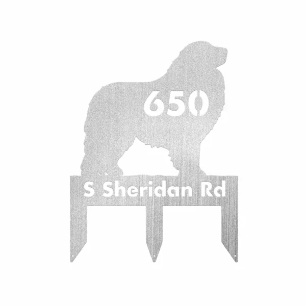 Personalized Great Pyrenees Metal Sign - Image 2