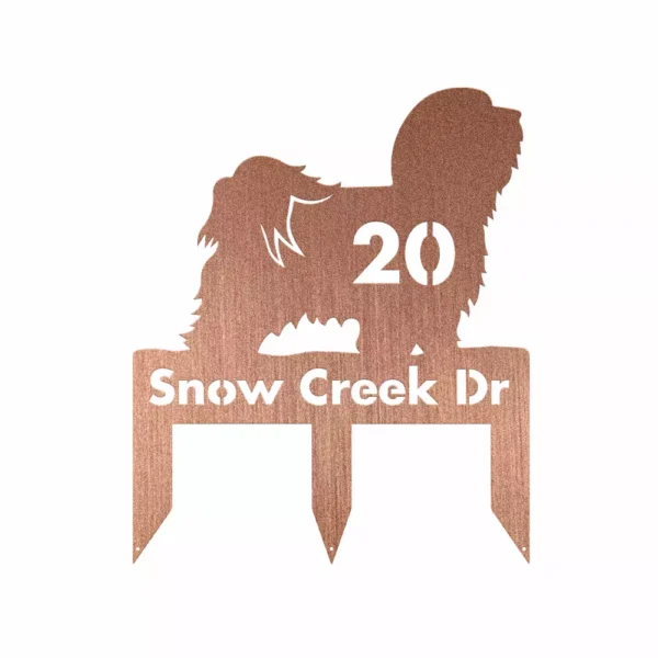 Personalized Havanese Metal Sign - Image 3