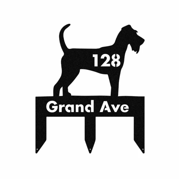 Personalized Irish Terrier Metal Sign