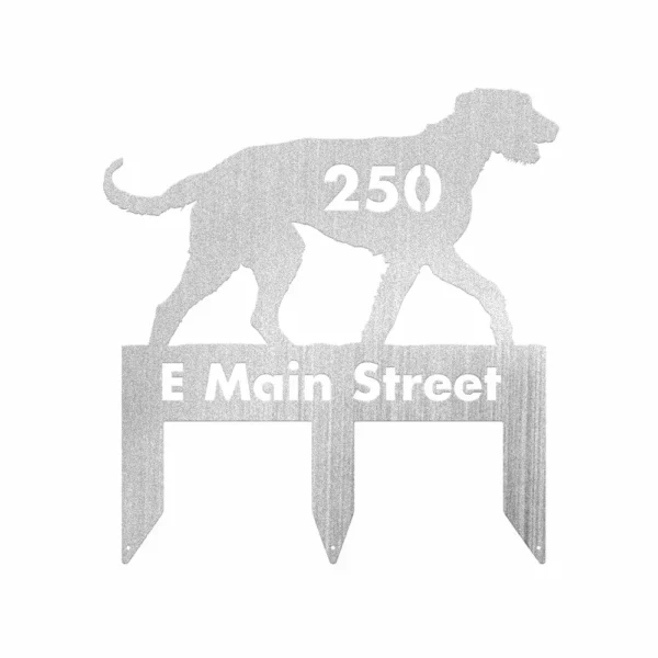 Personalized Irish Wolfhound Metal Sign - Image 2