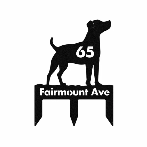 Personalized Jack Russell Metal Sign