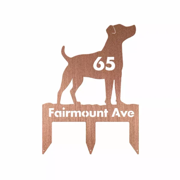 Personalized Jack Russell Metal Sign - Image 3