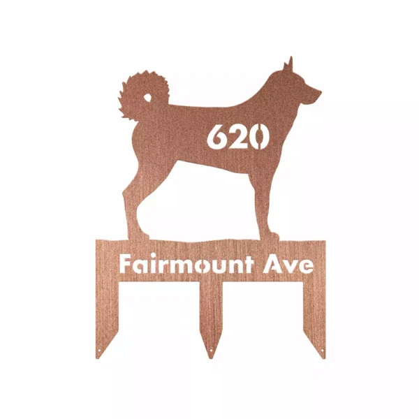 Personalized Karelian Bear Dog Metal Sign - Image 3