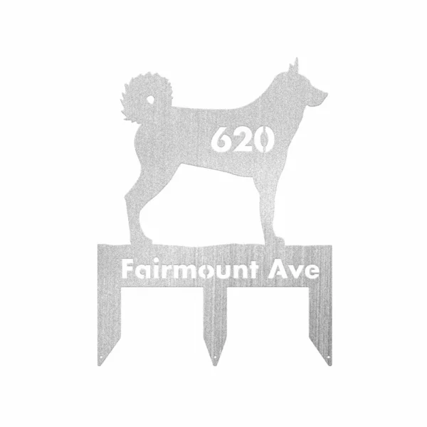 Personalized Karelian Bear Dog Metal Sign - Image 2