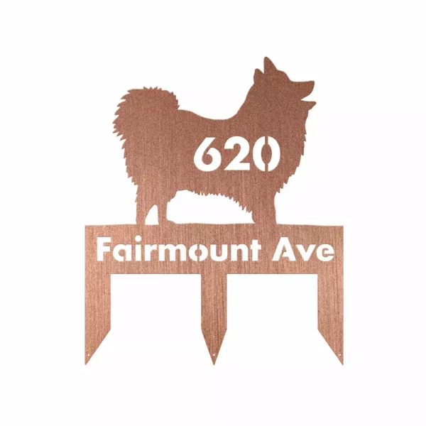 Personalized Keeshond Metal Sign - Image 3