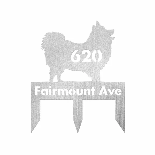 Personalized Keeshond Metal Sign - Image 2