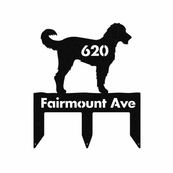 Personalized Labradoodle Metal Sign