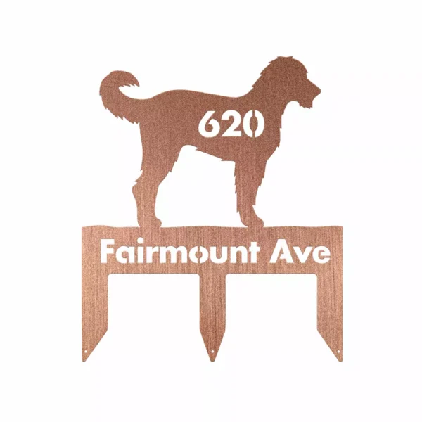 Personalized Labradoodle Metal Sign - Image 3