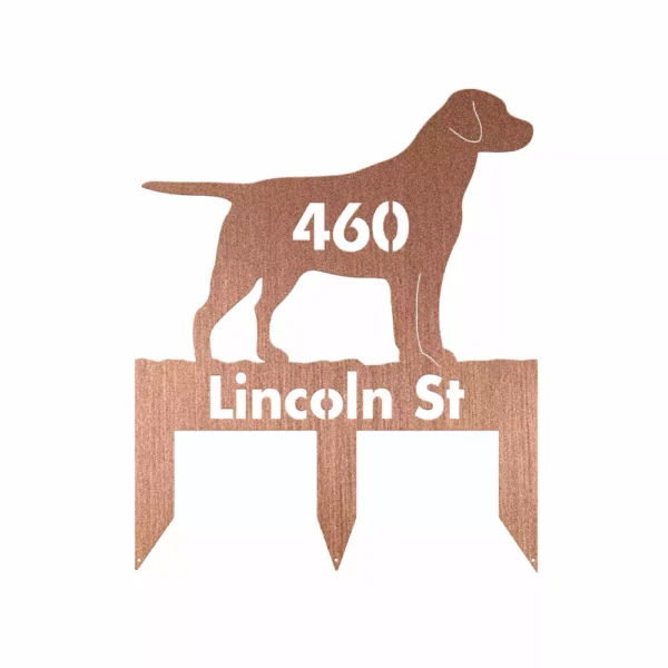 Personalized Labrador Retriever Metal Sign - Image 3