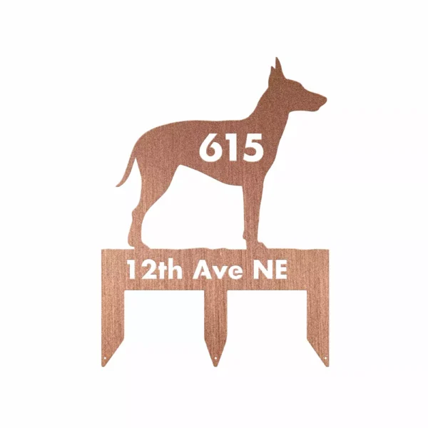Personalized Manchester Terrier Metal Sign - Image 3