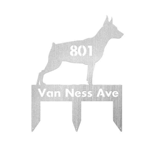 Custom Minpins Dog Metal Sign - Image 2