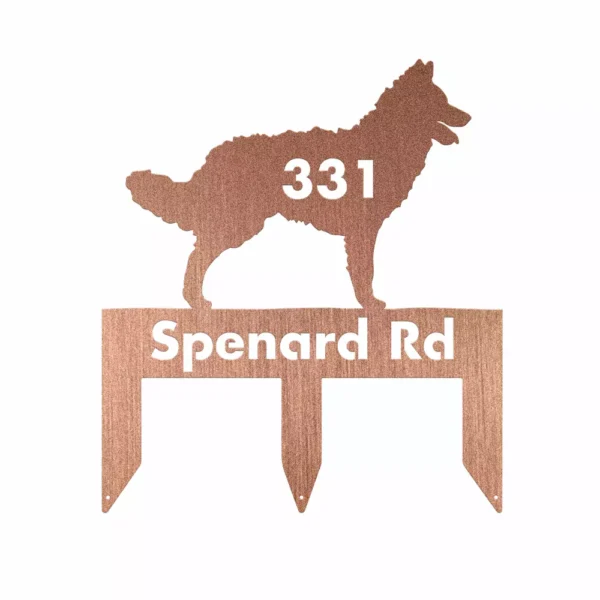 Personalized Mudi Dog Metal Sign - Image 3