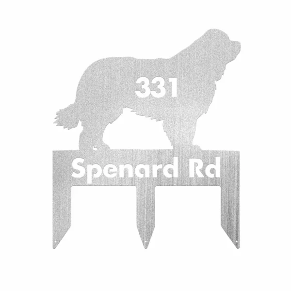 Custom Newfoundland Dog Metal Sign - Image 3