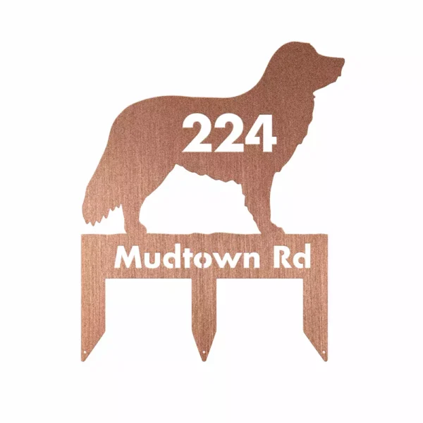 Custom Nova Scotia Duck Tolling Retriever Dog Metal Sign - Image 3