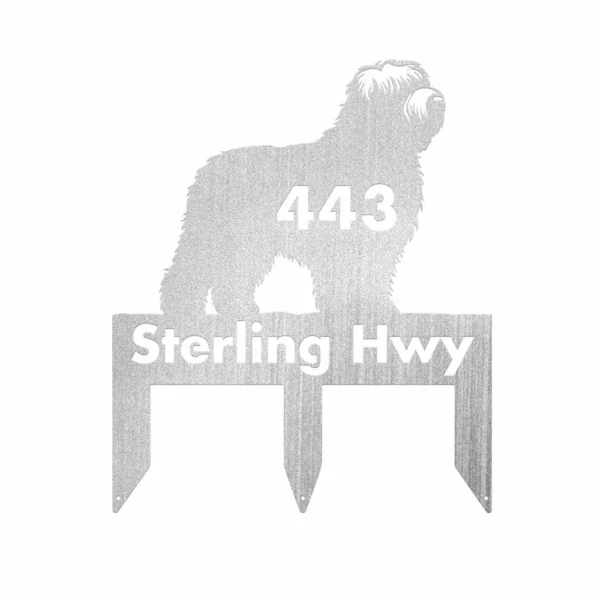 Custom Old English Sheepdog Metal Sign - Image 3