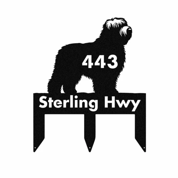 Custom Old English Sheepdog Metal Sign
