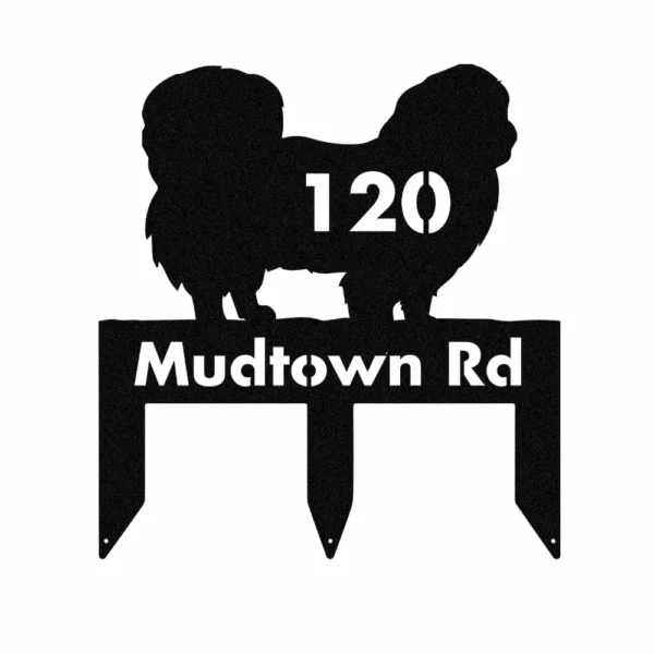 Custom Pekinese Metal Sign