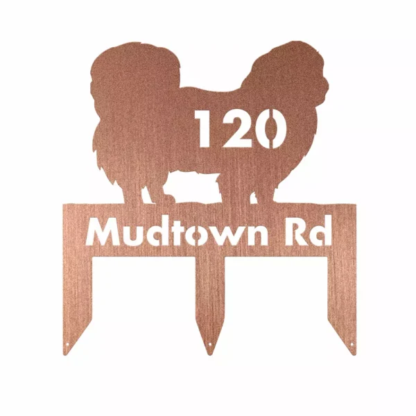 Custom Pekinese Metal Sign - Image 3