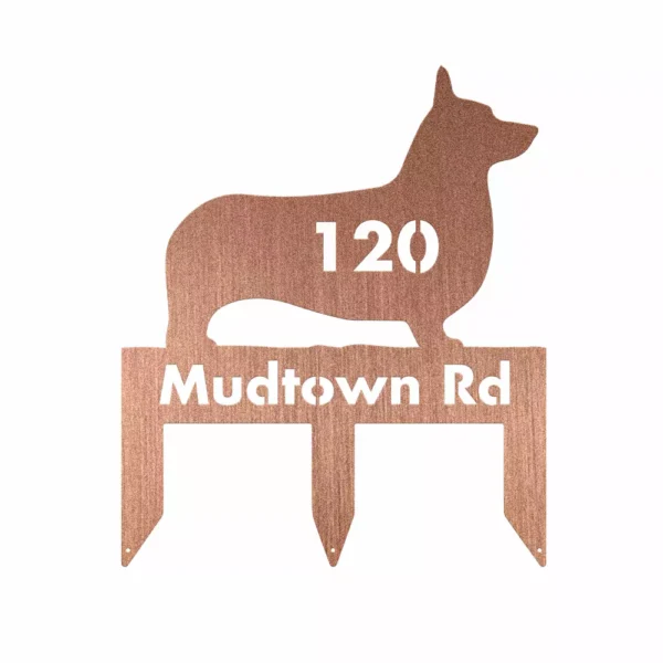 Custom Pembroke Welsh Corgi Metal Sign - Image 3