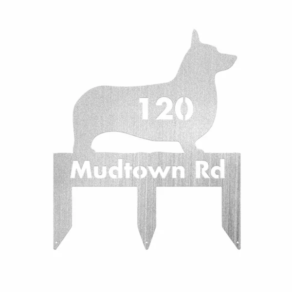 Custom Pembroke Welsh Corgi Metal Sign - Image 2