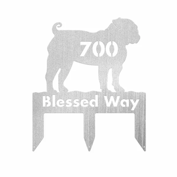 Custom Pug Metal Sign - Image 2